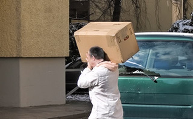 Large packages are sent Priority Mail