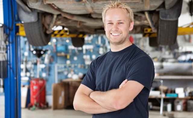 Portrait of Smiling Mechanic