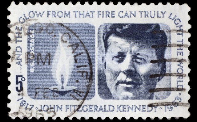 US postage stamp: John F. Kennedy