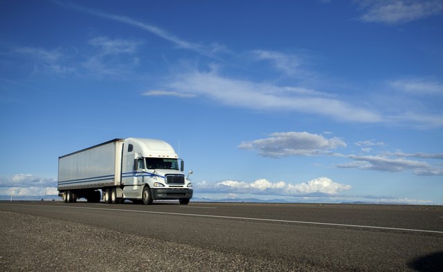 Semi-Truck on the Open Road
