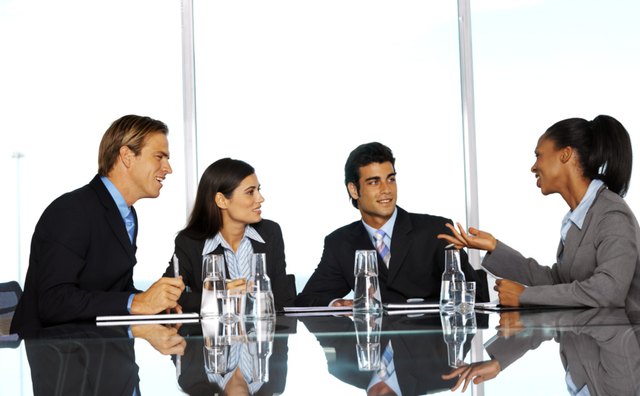 business people having a meeting in conference room