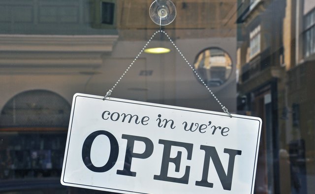Open sign