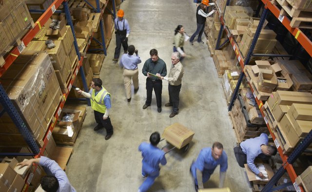 People Working in Warehouse