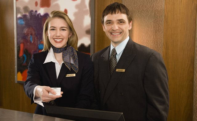 Hotel concierge and manager