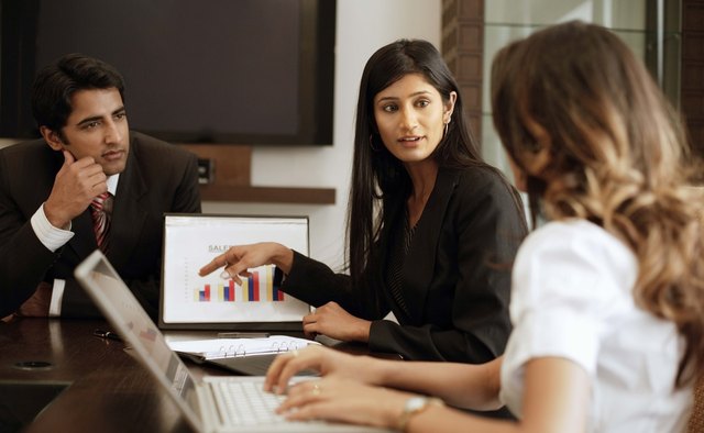Businesspeople in meeting
