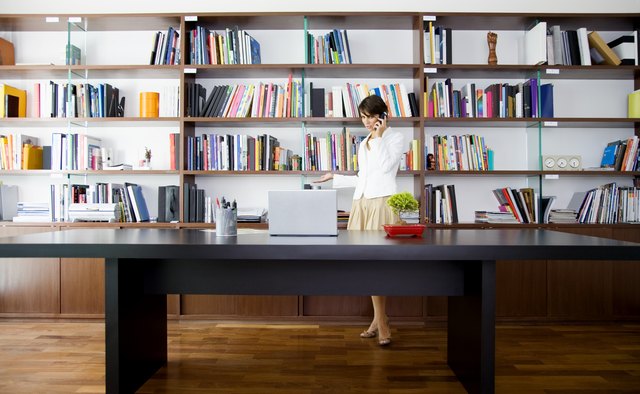 Businesswoman in office