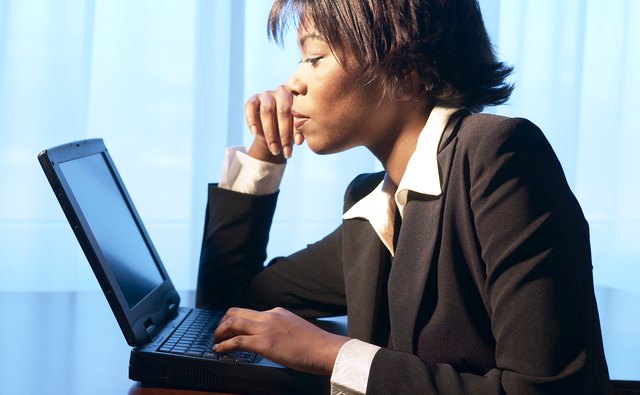 Woman on laptop