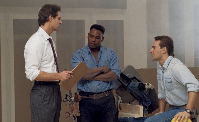 Construction workers and foreman