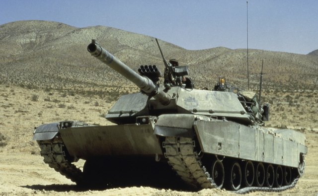 M-1 Abrams tank in the desert