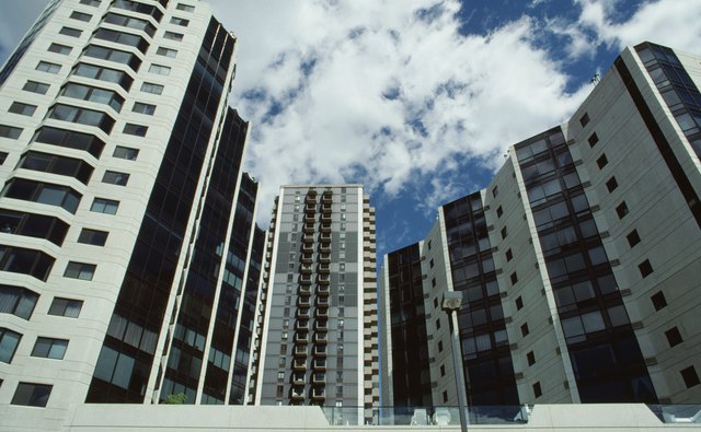 Office buildings in Montreal, Canada