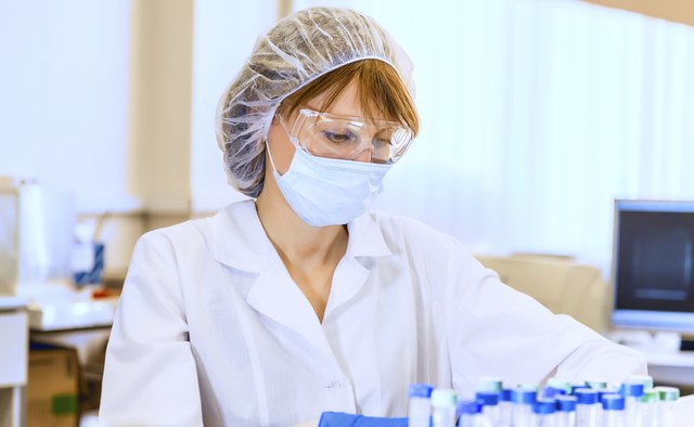 Woman scientist in laboratory