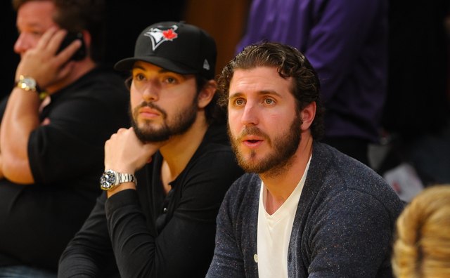 Celebrities At The Lakers Game