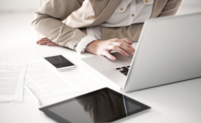 Modern Businesswoman's Desk