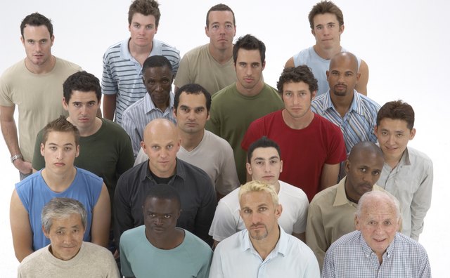 Diverse group of men