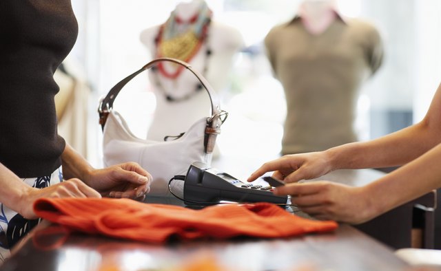 Woman Buying Clothes