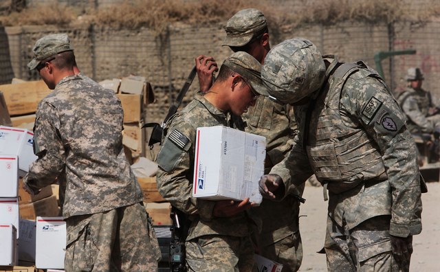 US Army Works in Mountain Bases in Afghanistan