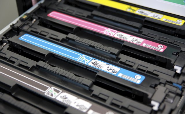 Cartridges of color laser printer