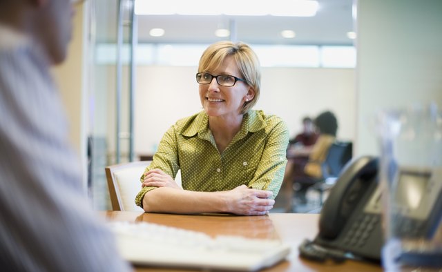 Businesswoman Meeting with Businessman