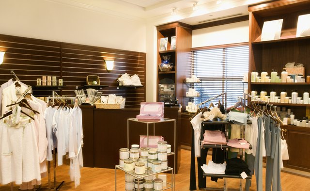 Clothing store interior
