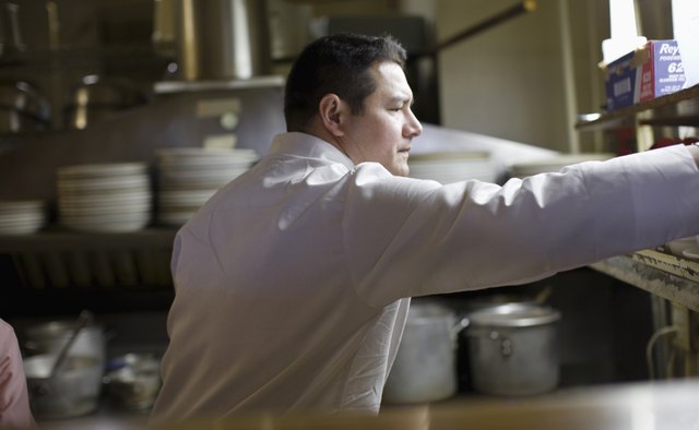 chef working in kitchen