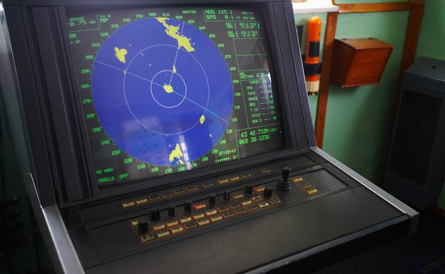Sonar instrument on ship