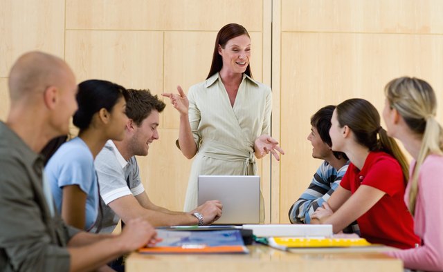 Students with instructor