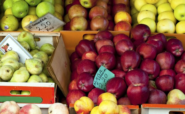 Fresh fruit at a market stall