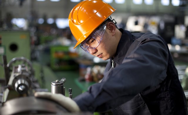 Technician at work