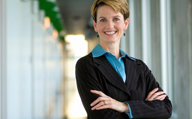 Female management executive.