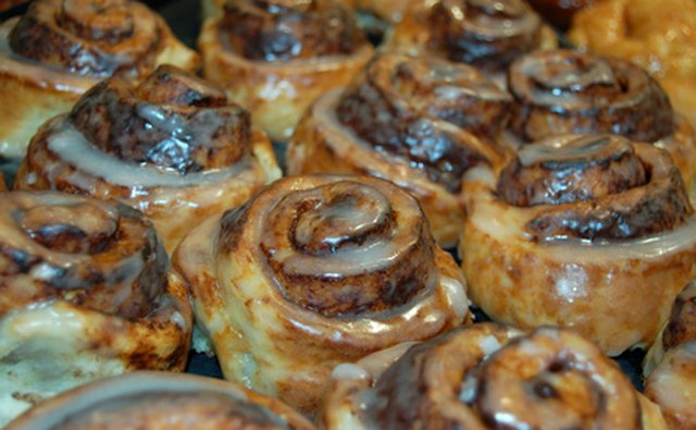 Offer tasty baked treats such as cinnamon rolls.