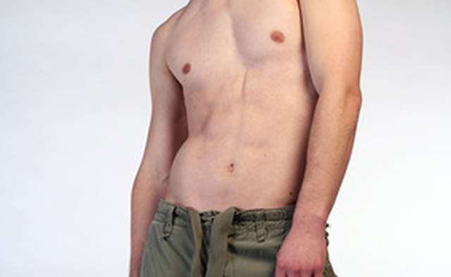 Man displaying poor posture