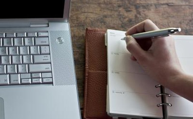 Record your start and stop times.