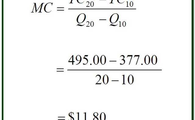 how-to-calculate-a-marginal-cost-curve-bizfluent