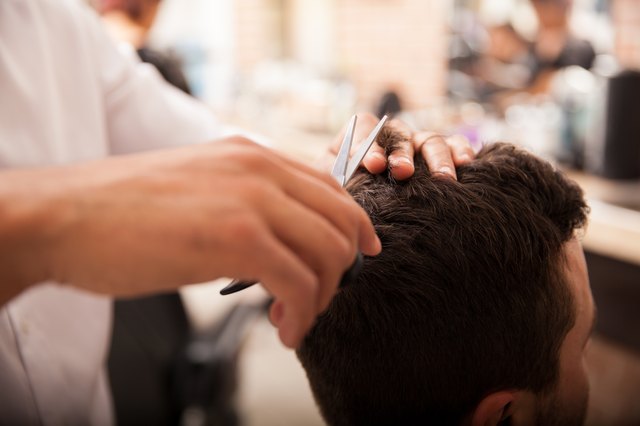 How To Cut A Man S Hair With Scissors Leaftv