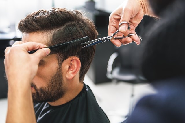 Short How To Cut A Man&#039;s Long Hair With Scissors 