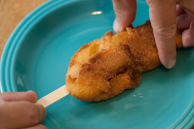 How to Make a Corn Dog with Pancake Batter | LEAFtv