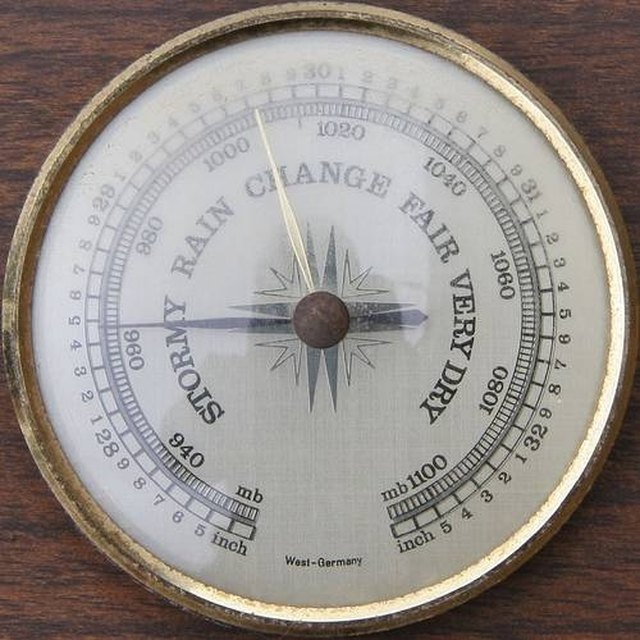 How to Set and Read a Barometer Sciencing