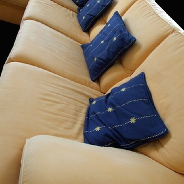 How to glue foam rubber together side by side to make a cushion 