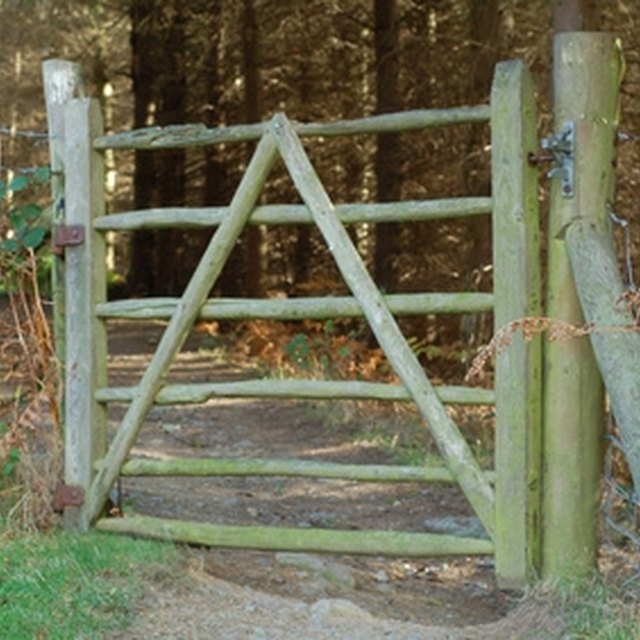 How to Build a Lightweight Wooden Gate | HomeSteady