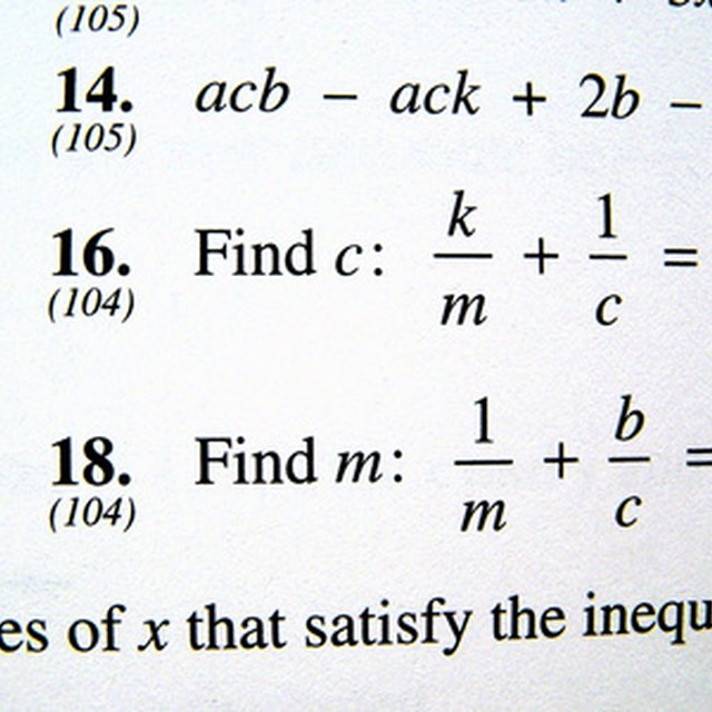 how-to-learn-pre-algebra-step-by-step-sciencing