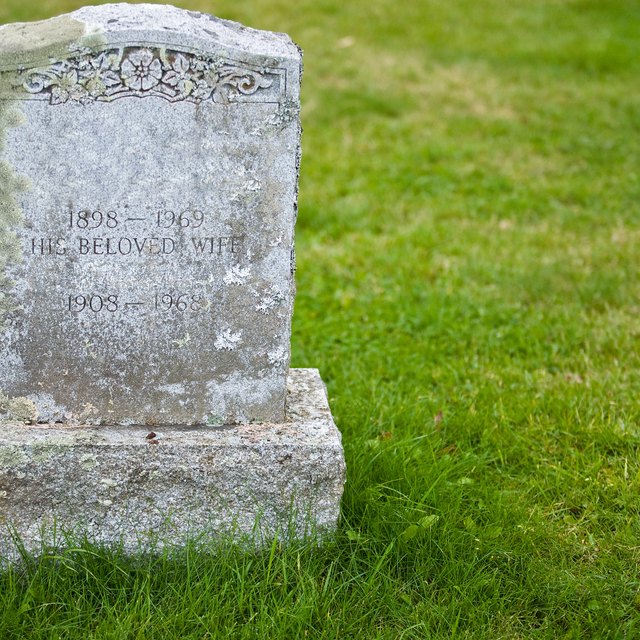 How to Clean a Headstone | Synonym