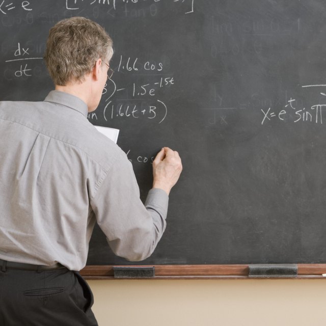 How to do algebra in excel sciencing