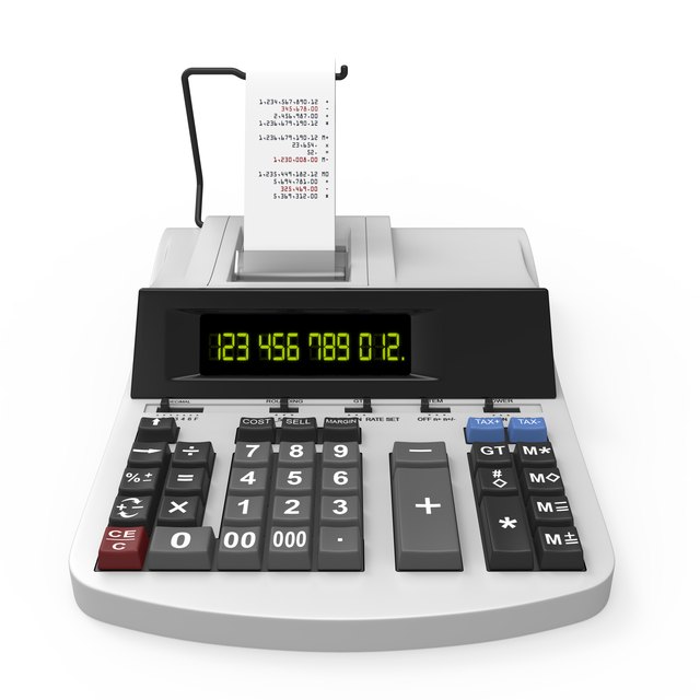 How to Multiply With an Adding Machine | Bizfluent