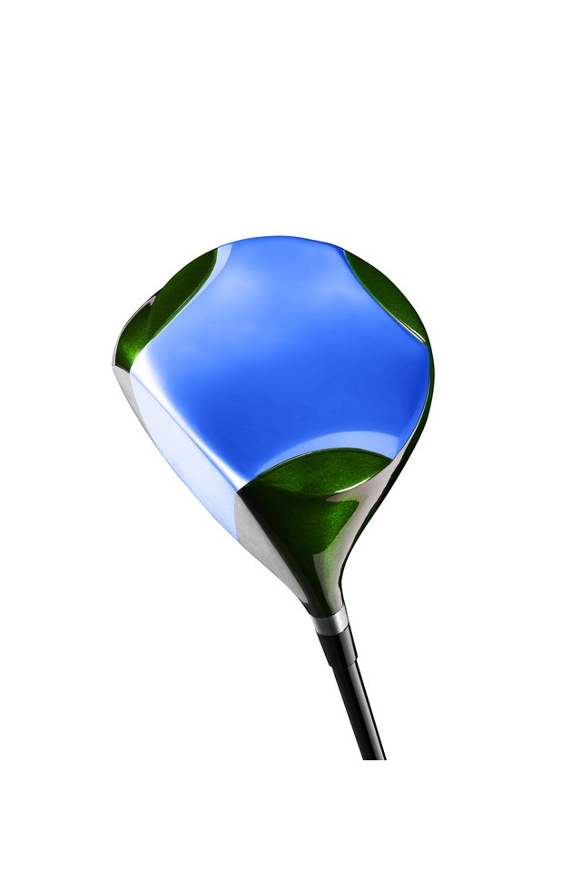 Golf stick isolated on white