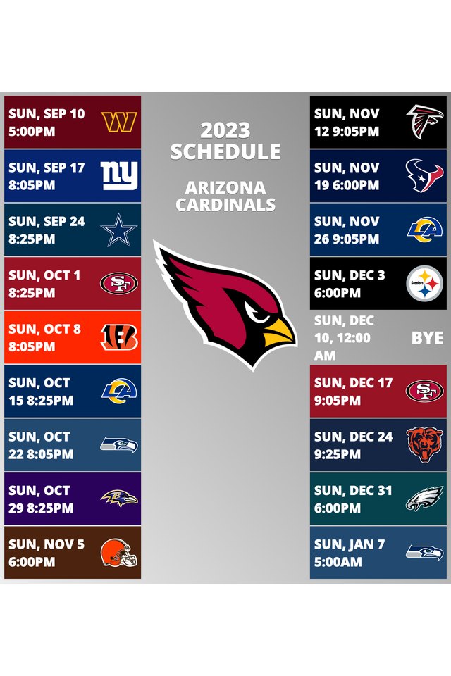 Arizona Cardinals Schedule 2022 