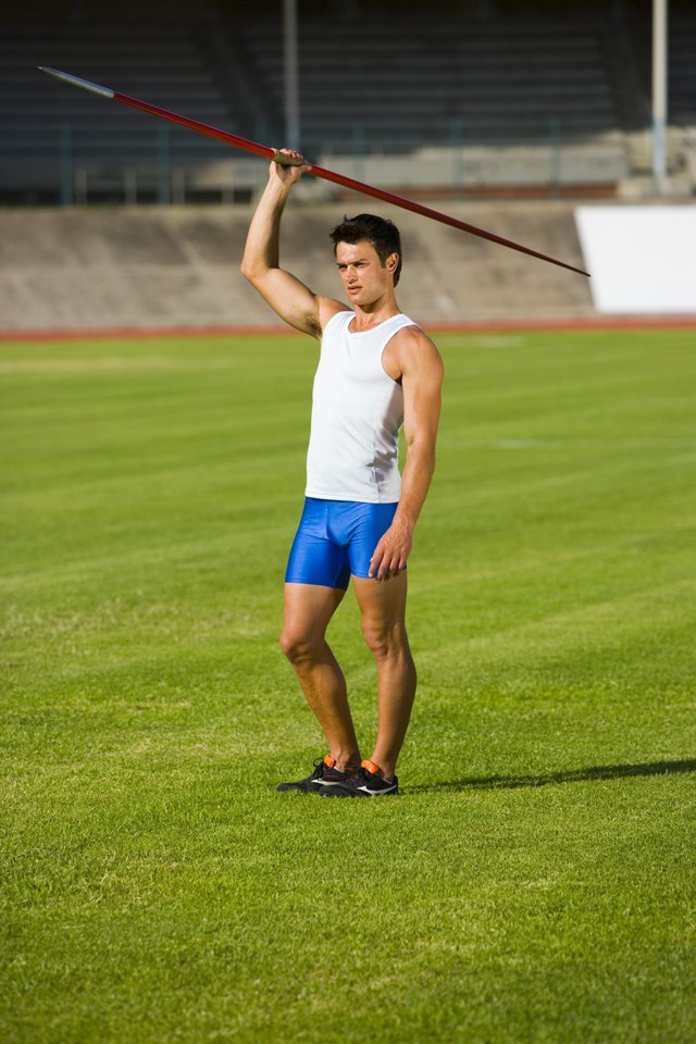 Man throwing javelin