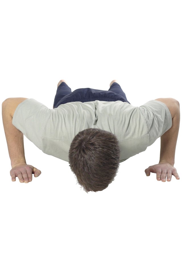 Man doing pushups