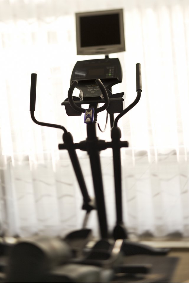 Exercise machine in gym