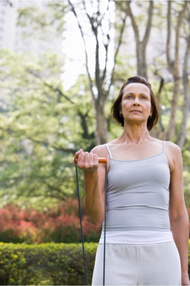 Resistance Band Exercises to Improve Flabby Arms