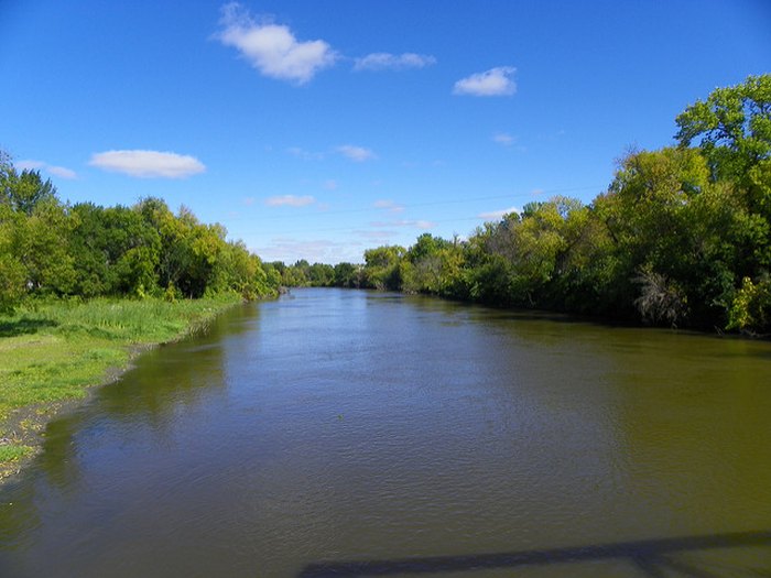 The James River.